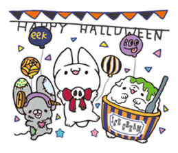 Halloween party of Invective Mr. kitten. sticker #13057069