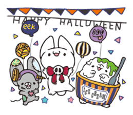Halloween party of Invective Mr. kitten. sticker #13057069