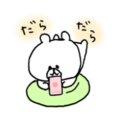 rabbit and bear life new sticker #13057247