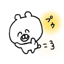 rabbit and bear life new sticker #13057249