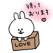 rabbit and bear life new sticker #13057268