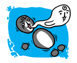 Shiruki The Round Seal animated sticker #13057498