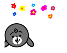 Shiruki The Round Seal animated sticker #13057502