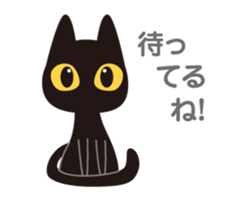 Go even today is the black cat sticker #13057886