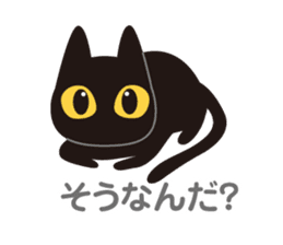 Go even today is the black cat sticker #13057888