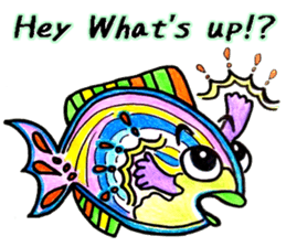 Fish and Friends -3- sticker #13057922