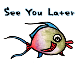 Fish and Friends -3- sticker #13057924