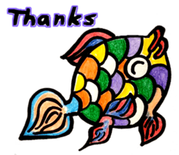 Fish and Friends -3- sticker #13057934