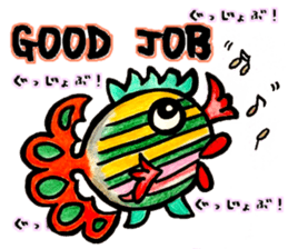 Fish and Friends -3- sticker #13057936