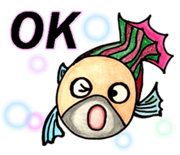 Fish and Friends -3- sticker #13057937