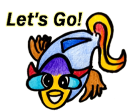 Fish and Friends -3- sticker #13057938