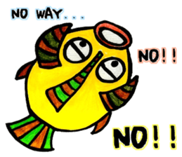 Fish and Friends -3- sticker #13057940