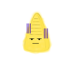 Tempura of Bamboo shoot "TAKE-NON" sticker #13058372
