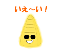 Tempura of Bamboo shoot "TAKE-NON" sticker #13058373