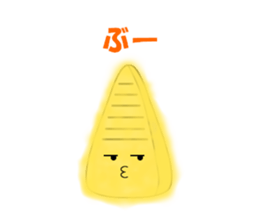 Tempura of Bamboo shoot "TAKE-NON" sticker #13058375