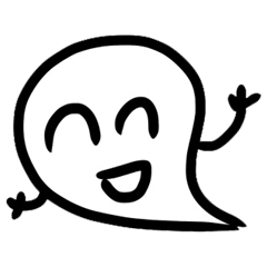 Ghost-kun stickers