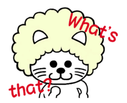 Afro Cat 1(English) sticker #13058806