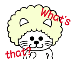 Afro Cat 1(English) sticker #13058806