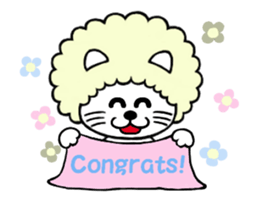 Afro Cat 1(English) sticker #13058808