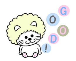 Afro Cat 1(English) sticker #13058823