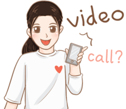 Pee Moo and Nong Kwang...Life is so Good sticker #13059514