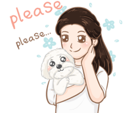 Pee Moo and Nong Kwang...Life is so Good sticker #13059516