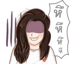 Pee Moo and Nong Kwang...Life is so Good sticker #13059523