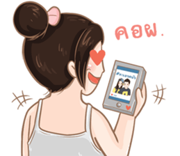 Pee Moo and Nong Kwang...Life is so Good sticker #13059536