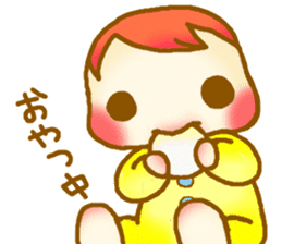 Child care sticker of the baby sticker #13059971