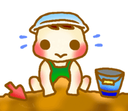 Child care sticker of the baby sticker #13059977