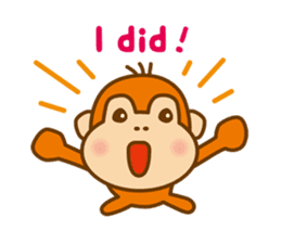 Orangutan colon-chan3_English_ver sticker #13060254