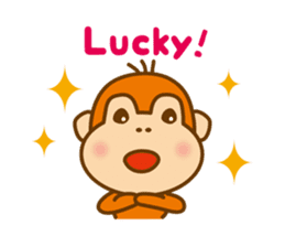 Orangutan colon-chan3_English_ver sticker #13060255