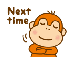 Orangutan colon-chan3_English_ver sticker #13060259