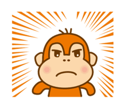 Orangutan colon-chan3_English_ver sticker #13060264