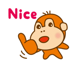 Orangutan colon-chan3_English_ver sticker #13060269