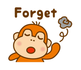 Orangutan colon-chan3_English_ver sticker #13060272