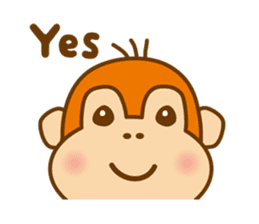 Orangutan colon-chan3_English_ver sticker #13060275
