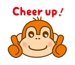 Orangutan colon-chan3_English_ver sticker #13060283