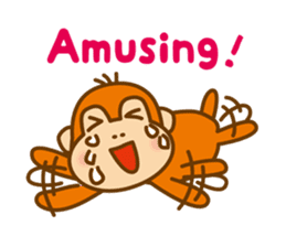 Orangutan colon-chan3_English_ver sticker #13060286