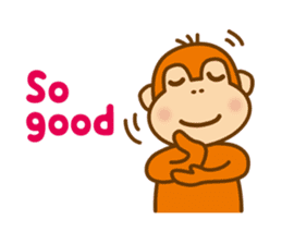 Orangutan colon-chan3_English_ver sticker #13060287