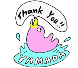 Mr.& Mrs.Yamada sticker #13060375