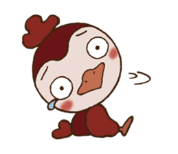 Ganmi chan with a Kansai dialect sticker #13061107