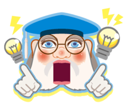 CBC TV "TENSAI QUIZ" Sticker sticker #13061291