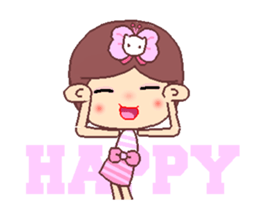 The cute beauty of flower A2 sticker #13061526