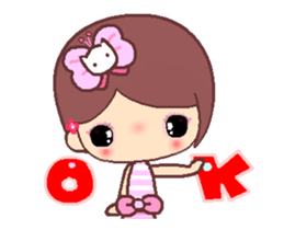 The cute beauty of flower A2 sticker #13061531