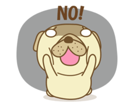 Pug Jiro Animated! sticker #13062550