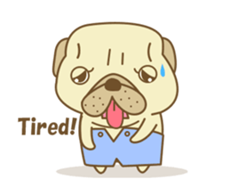 Pug Jiro Animated! sticker #13062552