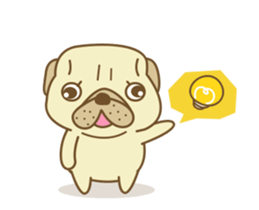 Pug Jiro Animated! sticker #13062555