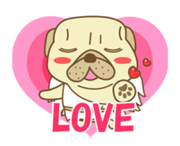 Pug Jiro Animated! sticker #13062557