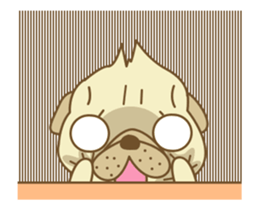 Pug Jiro Animated! sticker #13062559